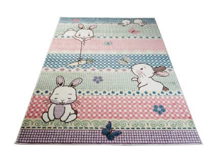 Kusový koberec V016A krémový HAPPY EBR (Rozmer 80x150)