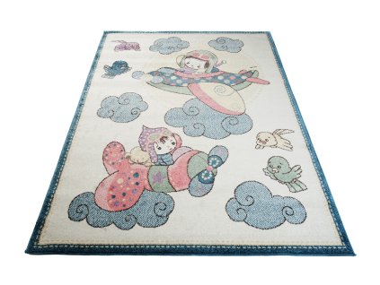 Kusový koberec V047A krémový HAPPY EBR (Rozmer 160x230)