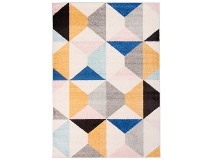 Koberec H331A biely/sivý HAPPY FBA