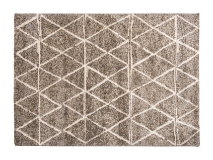 Kusový koberec 80619 antracitový/ivory HAVANA (Rozmer 133x190)