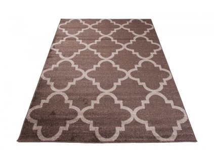 Kusový koberec L386B hnedý SARI (Rozmer 300x400)