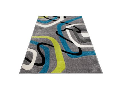 Kusový koberec 3465A sivý SUMATRA (Rozmer 120x170)