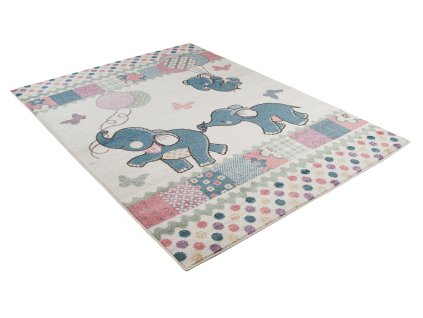 Kusový koberec V034A krémový HAPPY EBR (Rozmer 120x170)