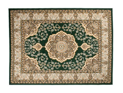 Kusový koberec C576G zelený/krémový BALI PP (Rozmer 160x220)