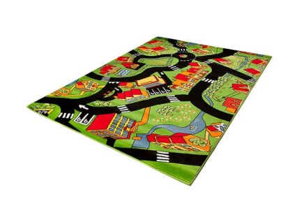 Kusový koberec C764A zelený KINDER CFV (Rozmer 100x160)