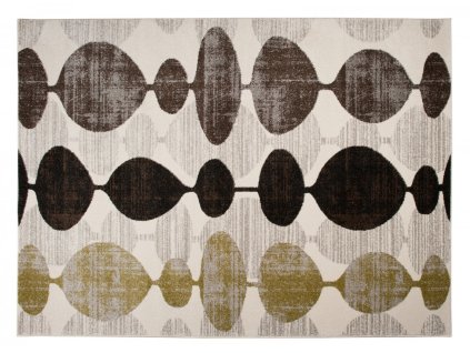 Kusový koberec E319B biely SUMATRA (Rozmer 160x220)