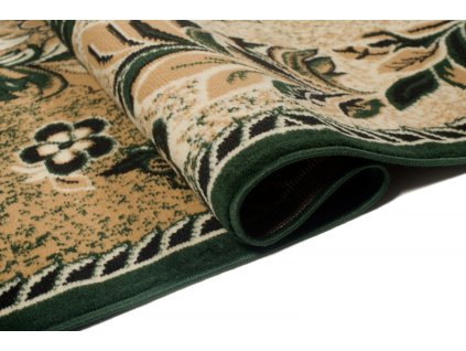 Kusový koberec 7192C DARK béžový ATLAS PP zelený (Rozmer 80x300)