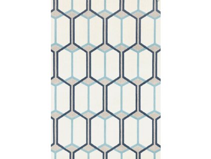 Kusový koberec 3841C biely SUMATRA (Rozmer 200x300)