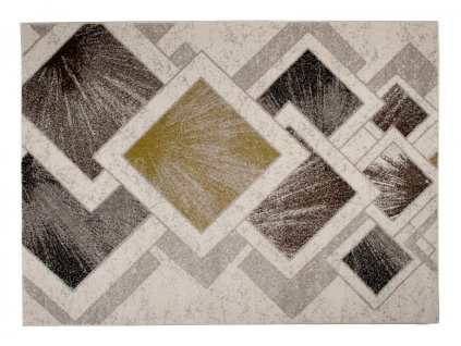 Kusový koberec E329B biely SUMATRA (Rozmer 160x230)