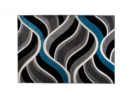 Kusový koberec 3481A čierny SUMATRA (Rozmer 120x170)