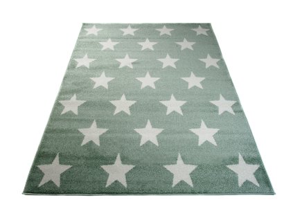 Kusový koberec L896A zelený HAPPY EBR (Rozmer 300x400)