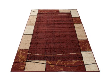 Kusový koberec K872A hnedý CHEAP PP BGX (Rozmer 120x170)