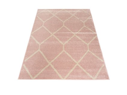 Kusový koberec H180A ružový SPRING (Rozmer 180x260)