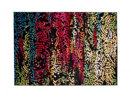 Kusový koberec H042A čierny SUMATRA (Rozmer 200x305)