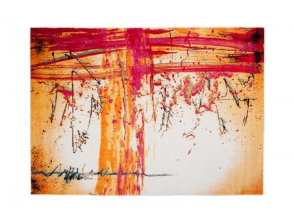 Kusový koberec H052A biely SUMATRA (Rozmer 100x150)