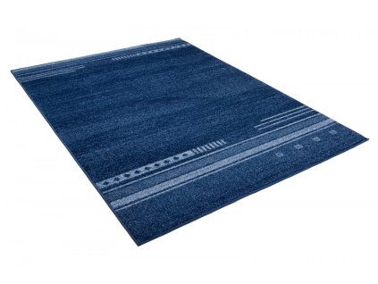Kusový koberec 3435A DARK modrý RASTA (Rozmer 160x230)