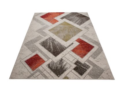 Kusový koberec E329A biely JAWA AMI (Rozmer 70x250)