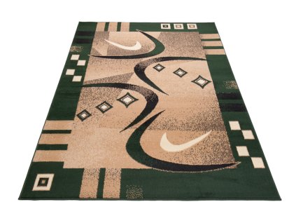 Kusový koberec F741B DARK béžový ATLAS PP (Rozmer 100x100)