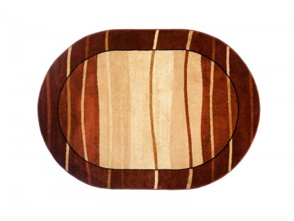 Kusový koberec 9368A hnedý DORIAN OV (Rozmer 60x100)