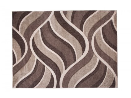Kusový koberec 3481A LIGHT hnedý SUMATRA (Rozmer 140x190)