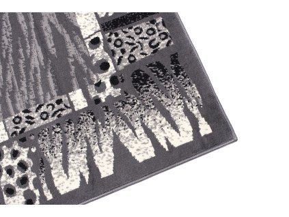Kusový koberec J316A DARK sivý CHEAP PP CRM (Rozmer 120x170)
