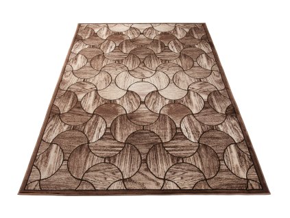 Kusový koberec Z236A DARK hnedý TANGO BOU (Rozmer 200x290)