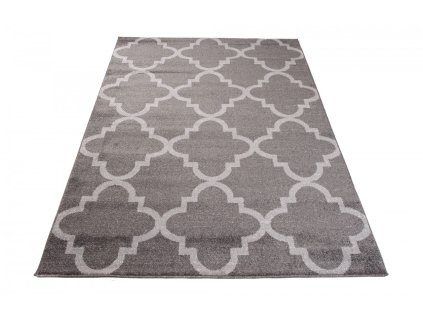 Kusový koberec L386A DARK sivý SARI BSF (Rozmer 200x290)