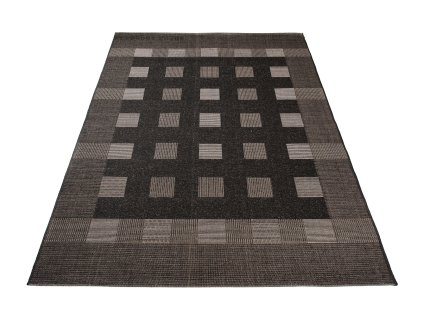 Kusový koberec 20203 čierny strieborný (Rozmer 160x230)