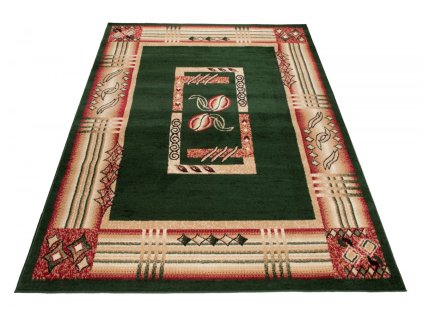 Kusový koberec C766A zelený ATLAS PP (Rozmer 300x400)