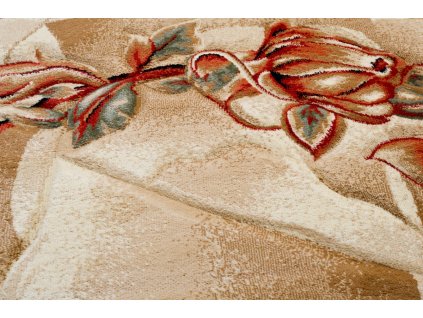 Kusový koberec 7130A LIGHT béžový ANTOGYA (Rozmer 100x100)