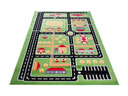 Kusový koberec A646A zelený KINDER CFV (Rozmer 300x400)
