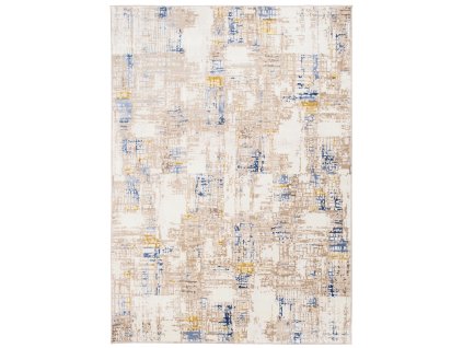 Kusový koberec D686M biely/DARK modrý ASTHANE (Rozmer 200x290)