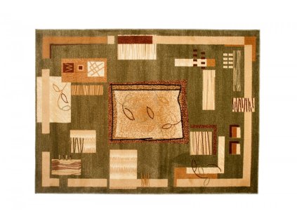 Kusový koberec 5067A zelený DORIAN (Rozmer 110x265)