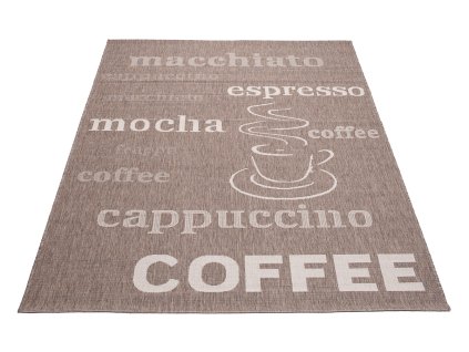 Kusový koberec 20220 sivohnedý / Champagne (Rozmer 60x110)