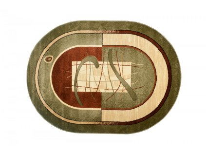 Kusový koberec 5118A zelený DORIAN OV (Rozmer 180x260)