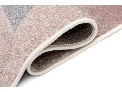 Kusový koberec 78589 krémový/ružový FIKA (Rozmer 160x220)