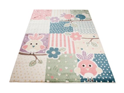 Kusový koberec V002A krémový HAPPY EBR (Rozmer 200x290)