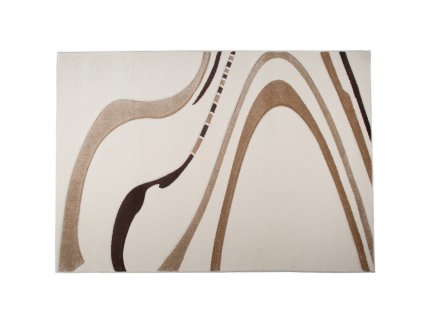 Kusový koberec 3488A biely SUMATRA (Rozmer 190x270)