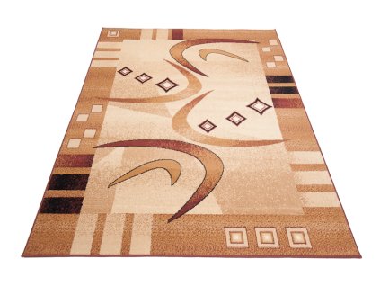 Kusový koberec F741A LIGHT béžový ATLAS PP (Rozmer 160x220)