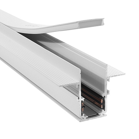DECOREUM Magnetická lišta zapustená biela LL-20D 200 cm