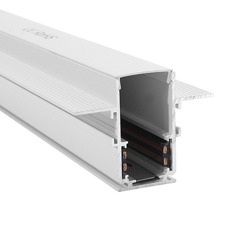 DECOREUM Magnetická lišta zapustená biela LL-20D 100 cm