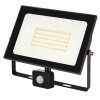 halogen naswietlacz lampa led 50w 5500 lm ip65 czujnik ruchu bialy zimny kolor czarny big