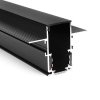 Magnetická lišta čierna zapustená LL-20D 100 cm