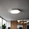Prisadený LED panel HEXAGON BY-SLS-6C Honeycomb 40W biely