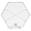 Prisadený LED panel HEXAGON BY-SLS-6C Honeycomb 40W biely