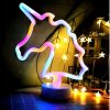Nočná lampa Jednorožec PV917 2W Viacfarebná