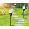 4x lampa solarna led latarnia pochodnia wbijana plomien 65cm premium kolor dominujacy czarny big