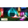 2x reflektor ogrodowy led rgb wbijany na szpikulec panel solarny kabel 5m certyfikat ce big