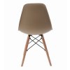 Škandinávska plastová béžová stolička EVA