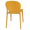 Stolička JUSTIN, horčicový plast